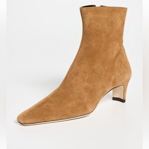 🍂NWOT STAUD Suede Wally Ankle Boots